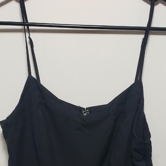 WOMENS OLD NAVY BLACK STRAP SUMMER DRESS SIZE LARGE - Picture 1 of 5